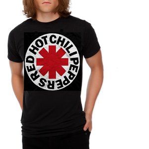 Red Hot Chili Peppers Logo funk metal rock Official T-Shirt M NWT